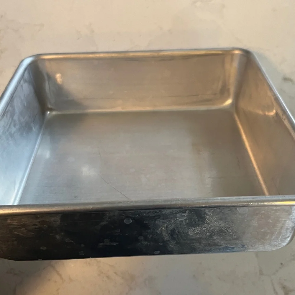 Vintage Mirro Aluminum Square Baking Pan 6 x 6 x 1 3/4